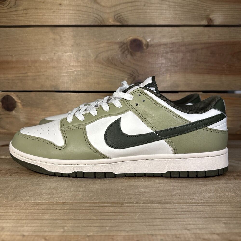 NEW Mens Size 13 Nike Dunk Low Retro Neutral Olive Cargo Khaki Shoes IH0244-276